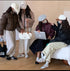 Side Drawstring Puffer Color Contrast Zippers Jacket